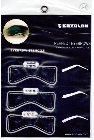 Kryolan Eyebrow Stencil 1