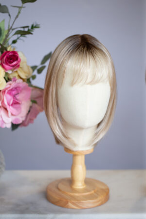 Techno Fibre Mini Hair With A Fringe Topper 12"